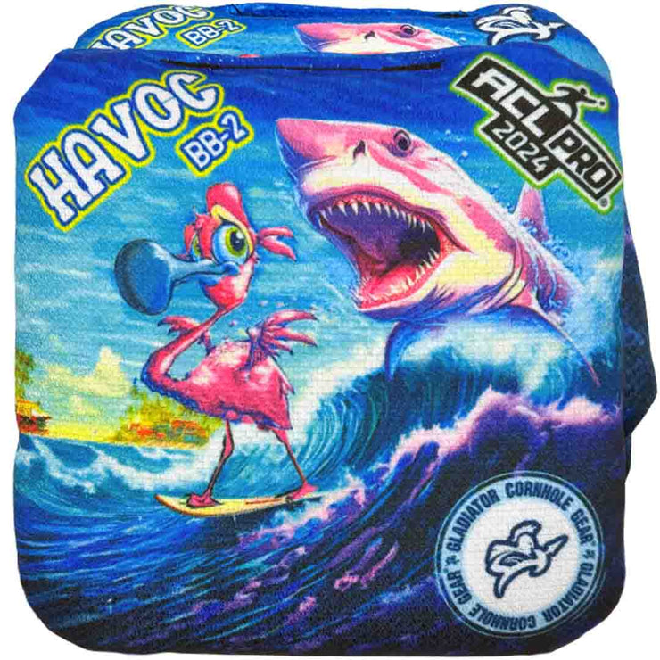 ACL Approved Cornhole Bags Spencers Throw Down Havoc Blue
