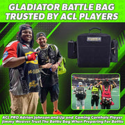 Gladiator Battle Bag Cornhole Backpack for Bags Yellow - Gladiator Cornhole Gear