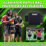 Gladiator Battle Bag Cornhole Backpack for Bags Green - Gladiator Cornhole Gear