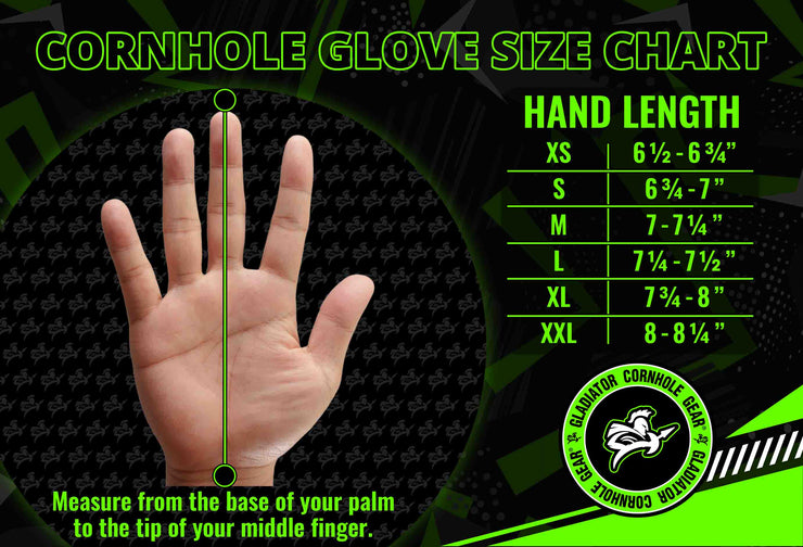Money Shot Green Cornhole Glove - Gladiator Cornhole Gear