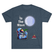 Adrian Johnson's To The Moon Unisex Tri-Blend Crew Tee