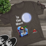 Adrian Johnson's To The Moon Unisex Tri-Blend Crew Tee