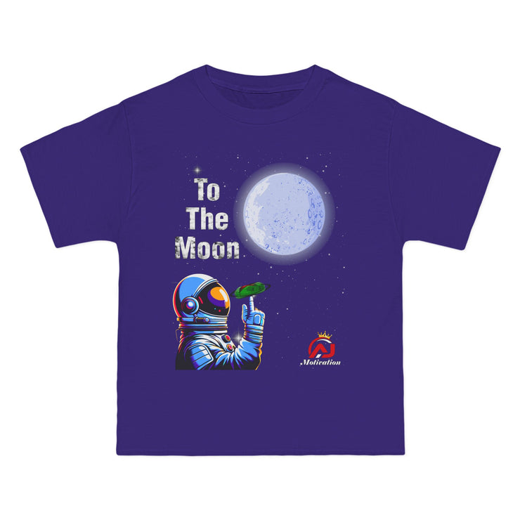 Adrian Johnson To The Moon T-Shirt Purple
