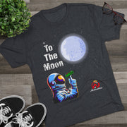 Adrian Johnson's To The Moon Unisex Tri-Blend Crew Tee