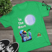 Adrian Johnson's To The Moon Unisex Tri-Blend Crew Tee