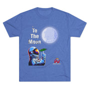 Adrian Johnson's To The Moon Unisex Tri-Blend Crew Tee