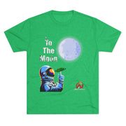 Adrian Johnson's To The Moon Unisex Tri-Blend Crew Tee