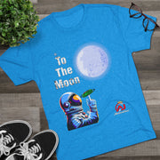 Adrian Johnson's To The Moon Unisex Tri-Blend Crew Tee