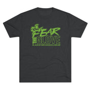 Gladiator Cornhole Gear Fear The Glove Unisex Tri-Blend Crew Tee - Gladiator Cornhole Gear