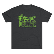 Gladiator Cornhole Gear Fear The Glove Unisex Tri-Blend Crew Tee - Gladiator Cornhole Gear