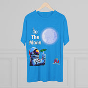 Adrian Johnson's To The Moon Unisex Tri-Blend Crew Tee