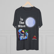 Adrian Johnson's To The Moon Unisex Tri-Blend Crew Tee
