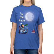Adrian Johnson's To The Moon Unisex Triblend Tee