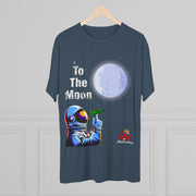 Adrian Johnson's To The Moon Unisex Tri-Blend Crew Tee
