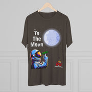 Adrian Johnson's To The Moon Unisex Tri-Blend Crew Tee