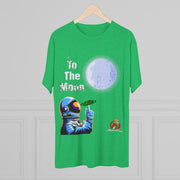 Adrian Johnson's To The Moon Unisex Tri-Blend Crew Tee