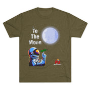 Adrian Johnson's To The Moon Unisex Tri-Blend Crew Tee