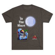 Adrian Johnson's To The Moon Unisex Tri-Blend Crew Tee