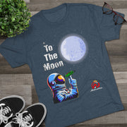 Adrian Johnson's To The Moon Unisex Tri-Blend Crew Tee