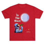 Adrian Johnson's To The Moon Unisex Tri-Blend Crew Tee