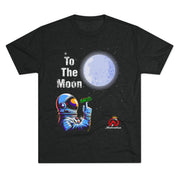 Adrian Johnson's To The Moon Unisex Tri-Blend Crew Tee