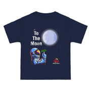Adrian Johnson To The Moon T-Shirt Blue