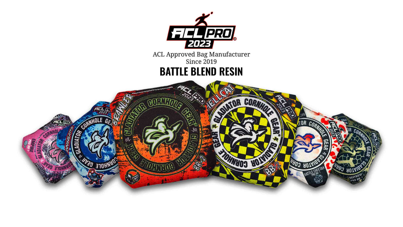 ACL professional cornhole bags battle blend bb-1 & bb-2 bags as seen on espn ACL