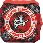 Carpet Cornhole Bags Approved by ACL Gladiator Annihilator Red