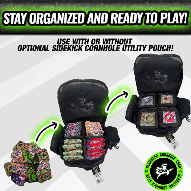 Cornhole Bag Backpack To Stay Organized 