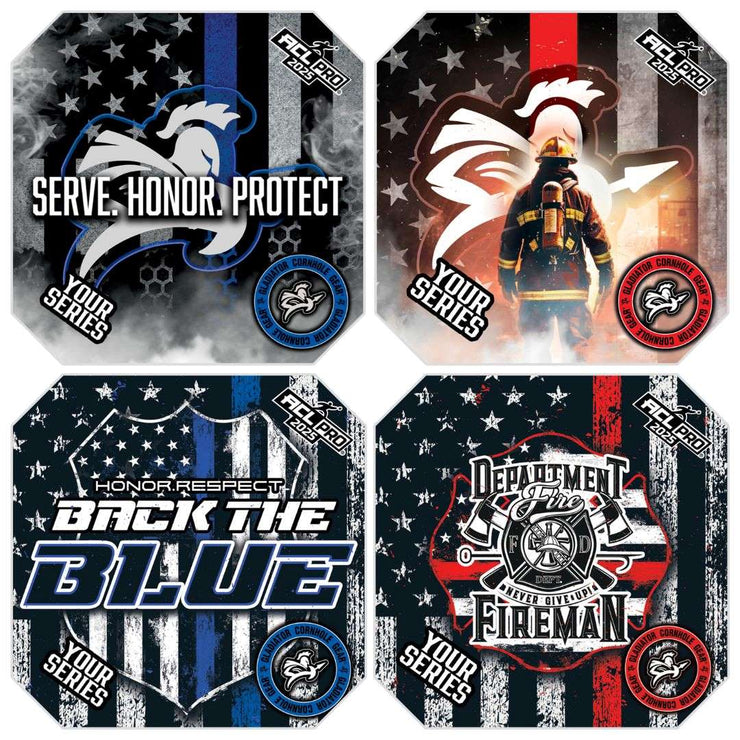 First Responder Police and Fire Fighter Pro Cornhole Bags 2025