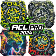 Professional cornhole bags suede stick and slick ACL Pro Gladiator Cheetah Predator 2024 Stamp