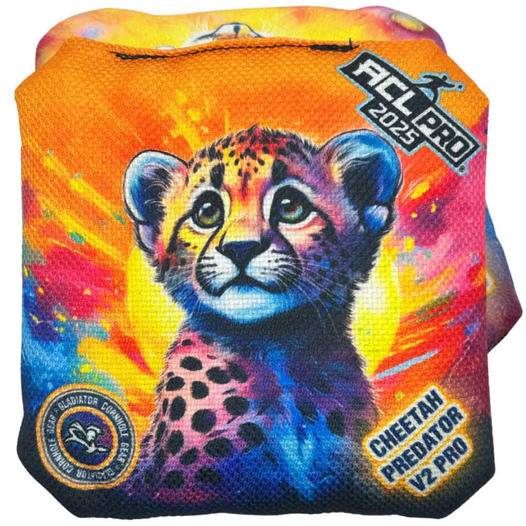 Gladiator Cheetah Predator 2025 Cornhole Bags ACL Pro Predator Baby Cheetah