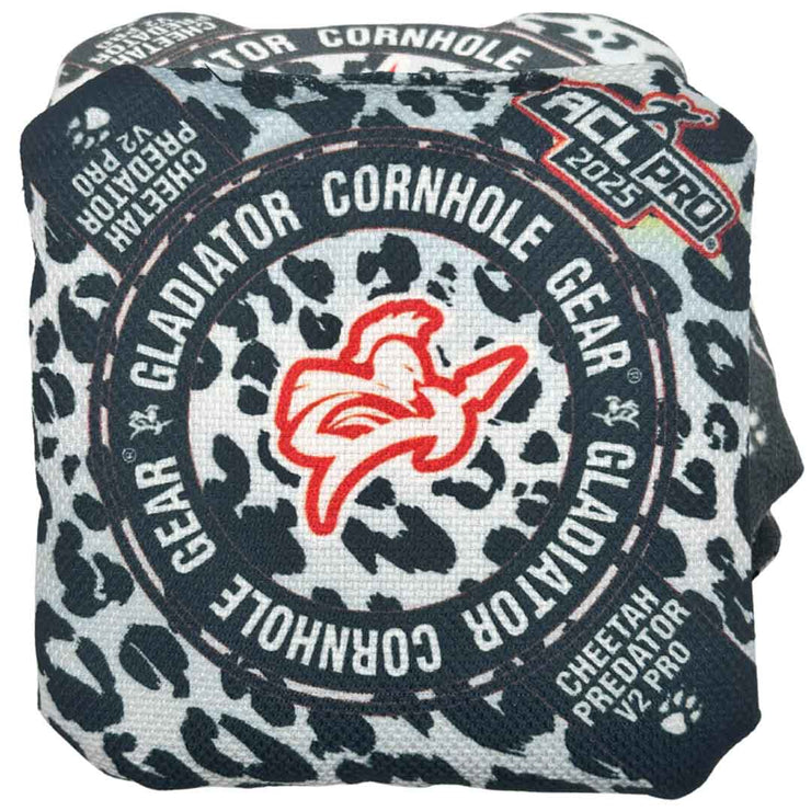 Gladiator Cheetah Predator 2025 Cornhole Bags ACL Pro Predator Snow Predator
