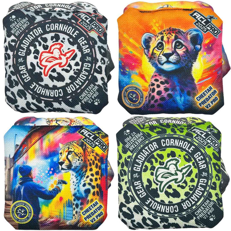 Gladiator Cheetah Predator Pro 2025 Cornhole Bags ACL PRO