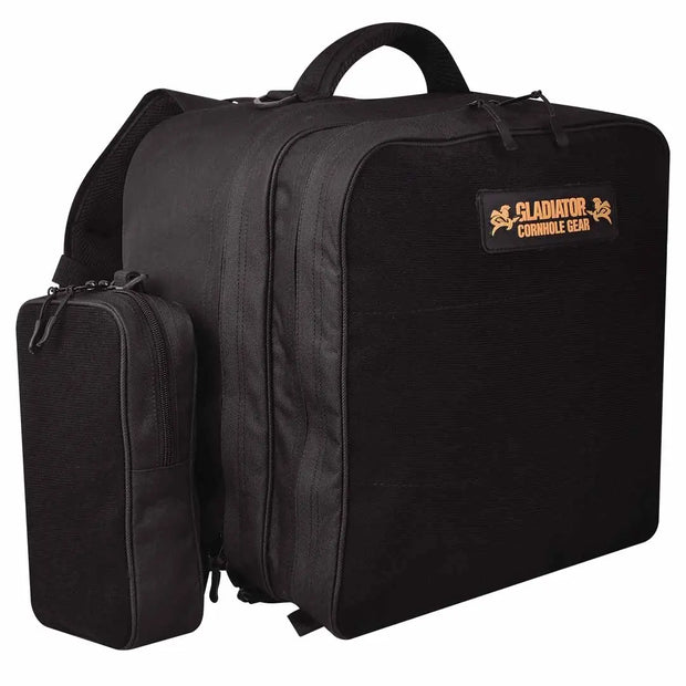 Cornhole bag backpack by Gladiator Cornhole Gear Color Black 