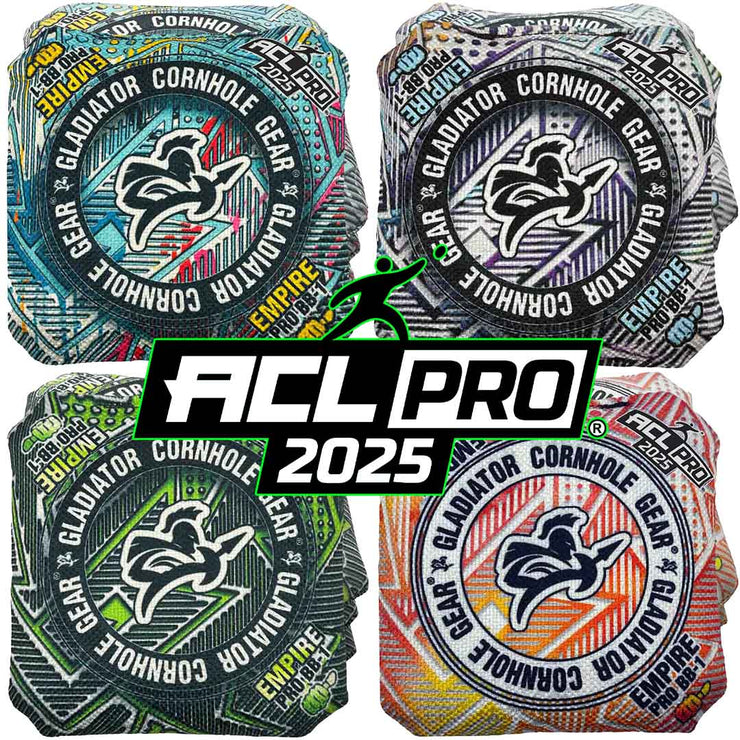 ACL Approved Stick and Slick Cornhole Bags Gladiator Empire BB-1 with pro stamp