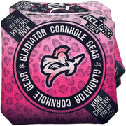 Professional Cornhole Bags Gladiator King Cheetah ACL Pro pink