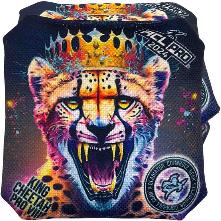 Professional Cornhole Bags Gladiator King Cheetah ACL Pro green stealth