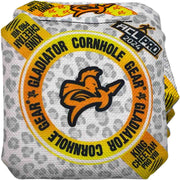 Professional Cornhole Bags Gladiator King Cheetah ACL Pro blaze orange
