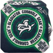 Professional Cornhole Bags Gladiator King Cheetah ACL Pro Green