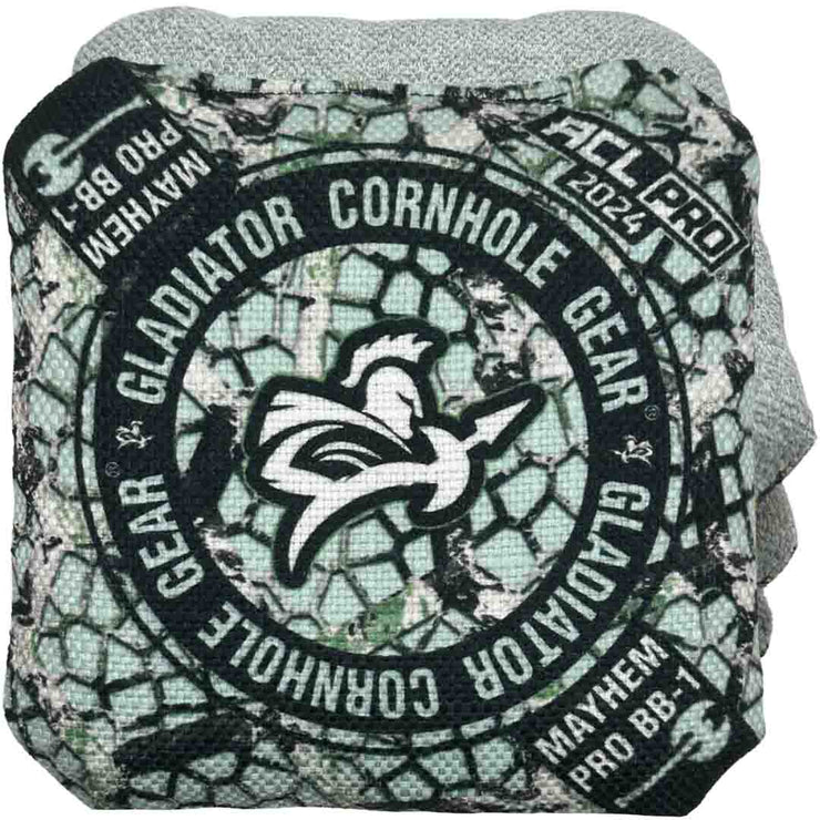 Professional Cornhole Bags Gladiator Mayhem ACL Approved green 2024
