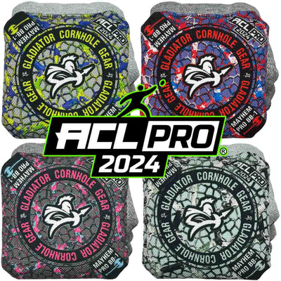 Professional Cornhole Bags Mayhem Pro BB-1 by ACL Gladiator 2024 stamp