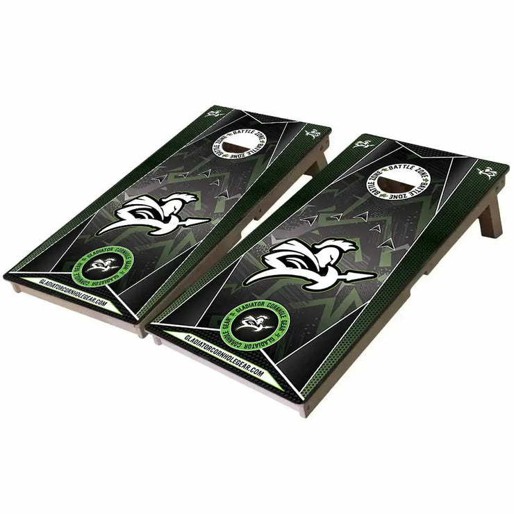 Professional Cornhole Boards Official Regulation Size Gladiator Kaos Design