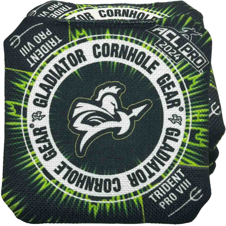 Professional Cornhole Bags Approved by ACL Gladiator Trident Pro Green 2024