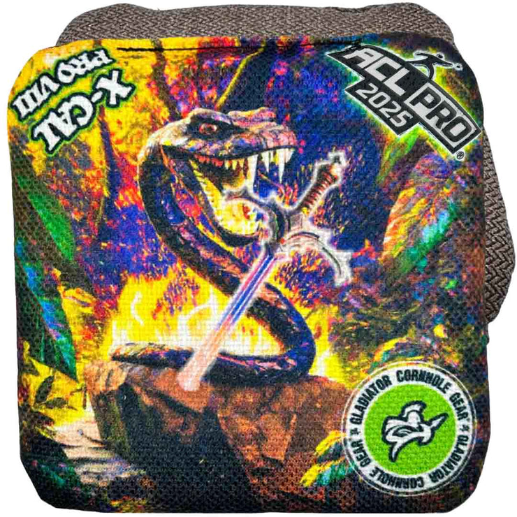 Carpet Cornhole Bags Approved by ACL Gladiator Jungle Snake