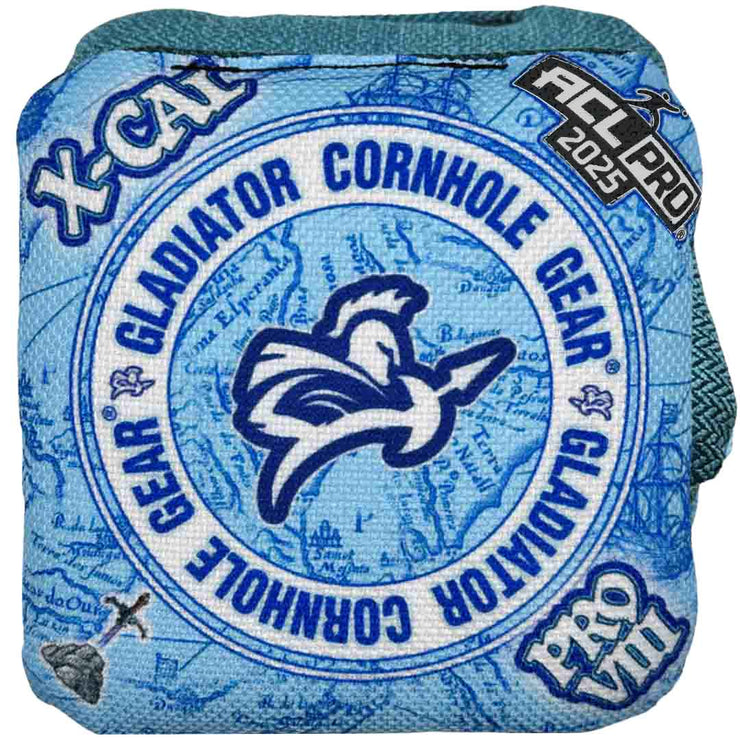 Carpet Cornhole Bags Approved by ACL Gladiator Blue