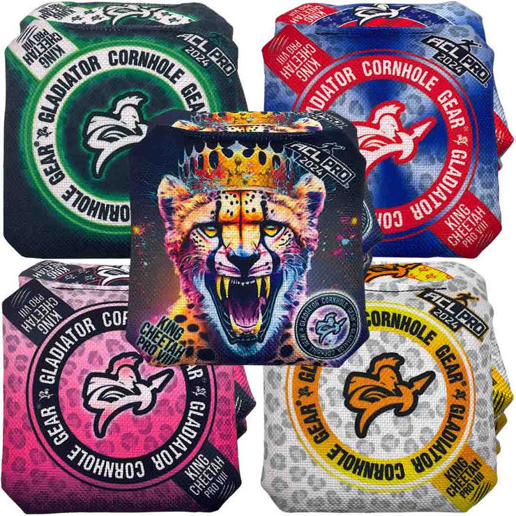 ACL Approved Professional Cornhole Bags Gladiator King Cheetah Pro 2023
