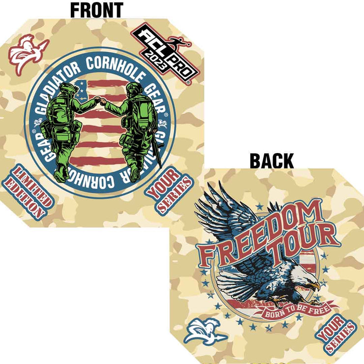 Patriotic Cornhole Bags Military ACL Pro Gladiator Cornhole Bags