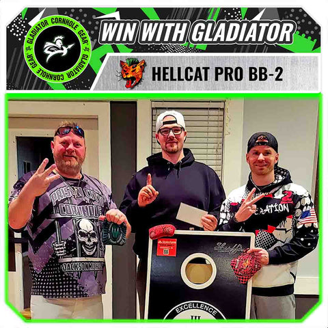 Gladiator Bags | ACL Cornhole Bags | Hellcat Set of 4 Professional Cornhole Bags
