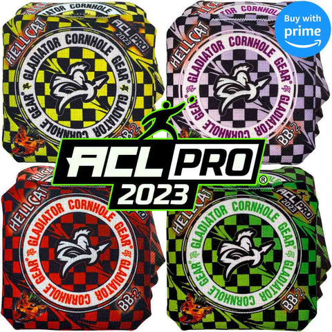 Gladiator Bags | ACL Cornhole Bags | Hellcat Set of 4 Professional Cornhole Bags